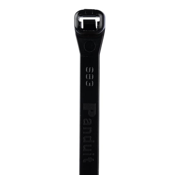 Cable Tie, 10-1/2 in L, 2.60 in Max Bundle Dia., Black, Nylon 6/6, 75 lb Strength, 100 PK